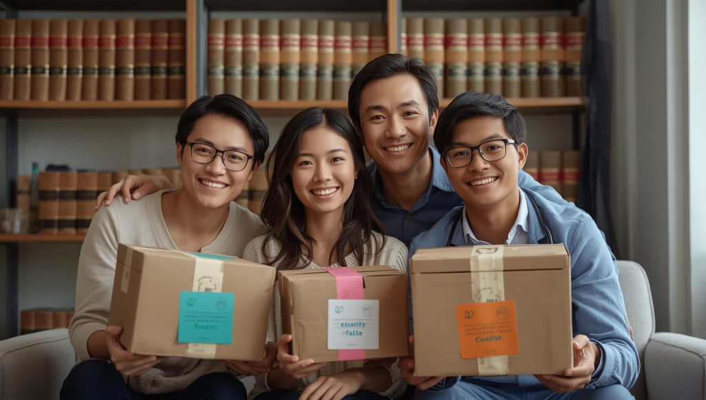 Family meeting with a Michigan estate planning attorney to include charitable giving in an estate plan.