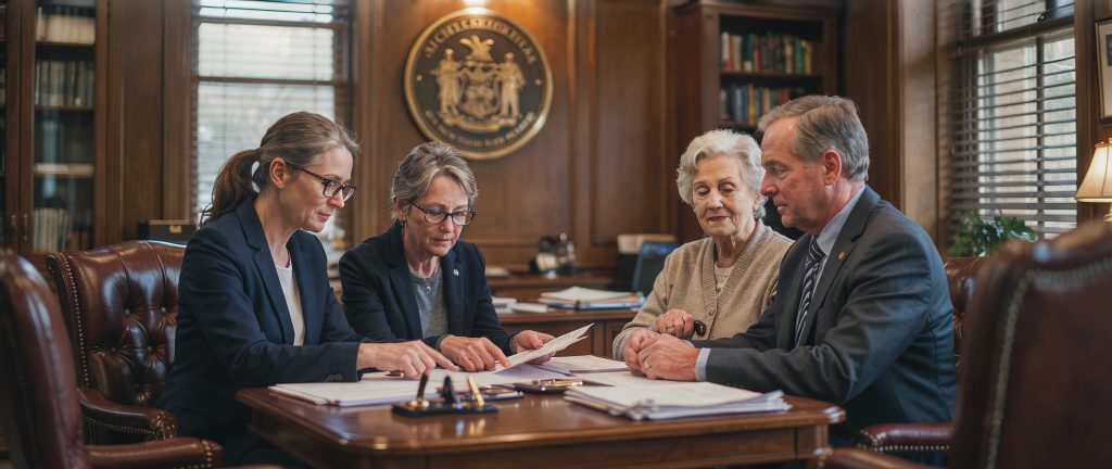 Senior care attorney helping family protect elderly loved one from abuse in Michigan